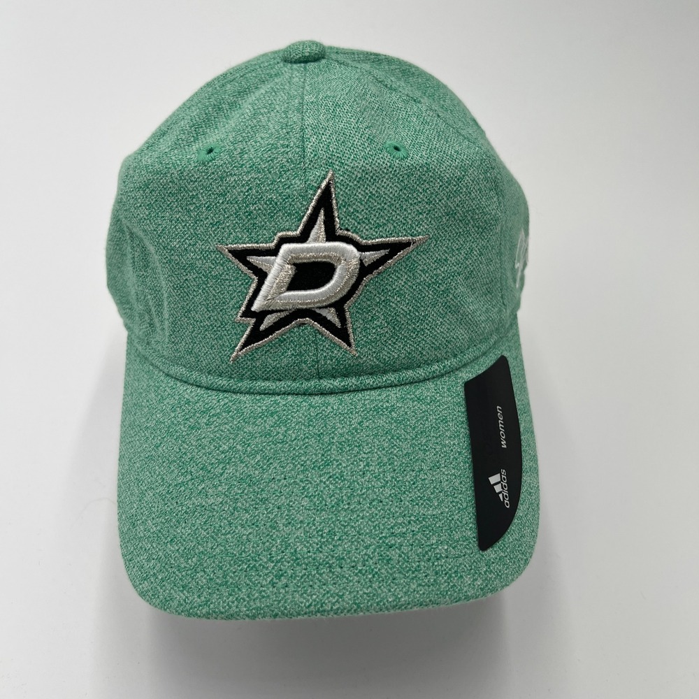 Adidas Dallas Stars Womens NHL Authentic Collection Green Baseball Cap One Size